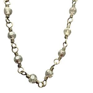 925 Sterling Silver Beaded Necklace